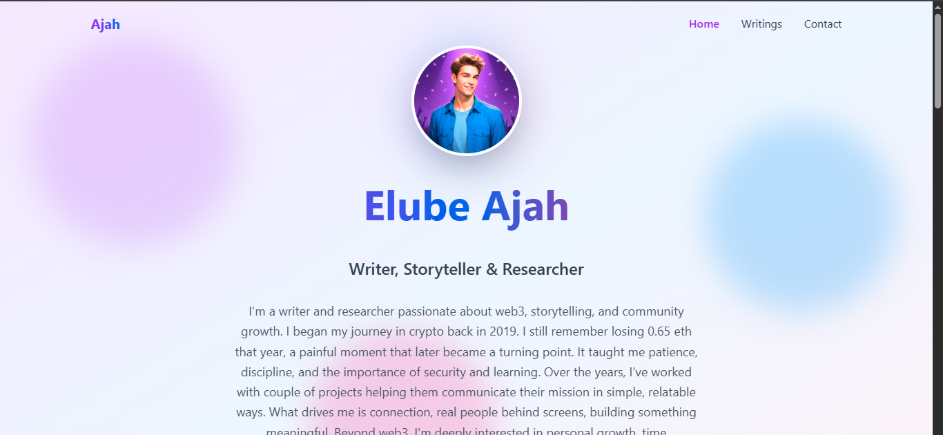Writer's Portfolio